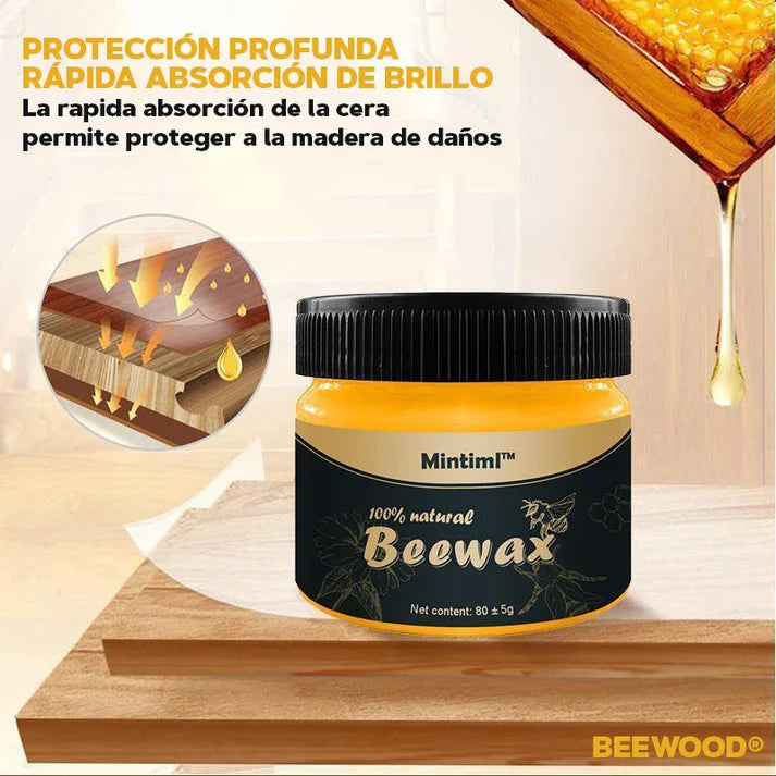 cera de abeja para madera-BeeWax™
